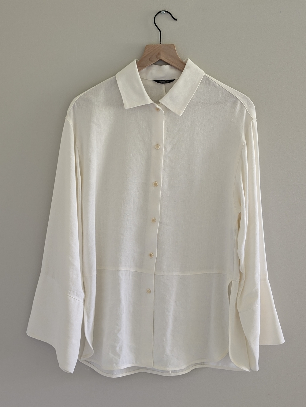 Massimo Dutti Rustic Linen Shirt